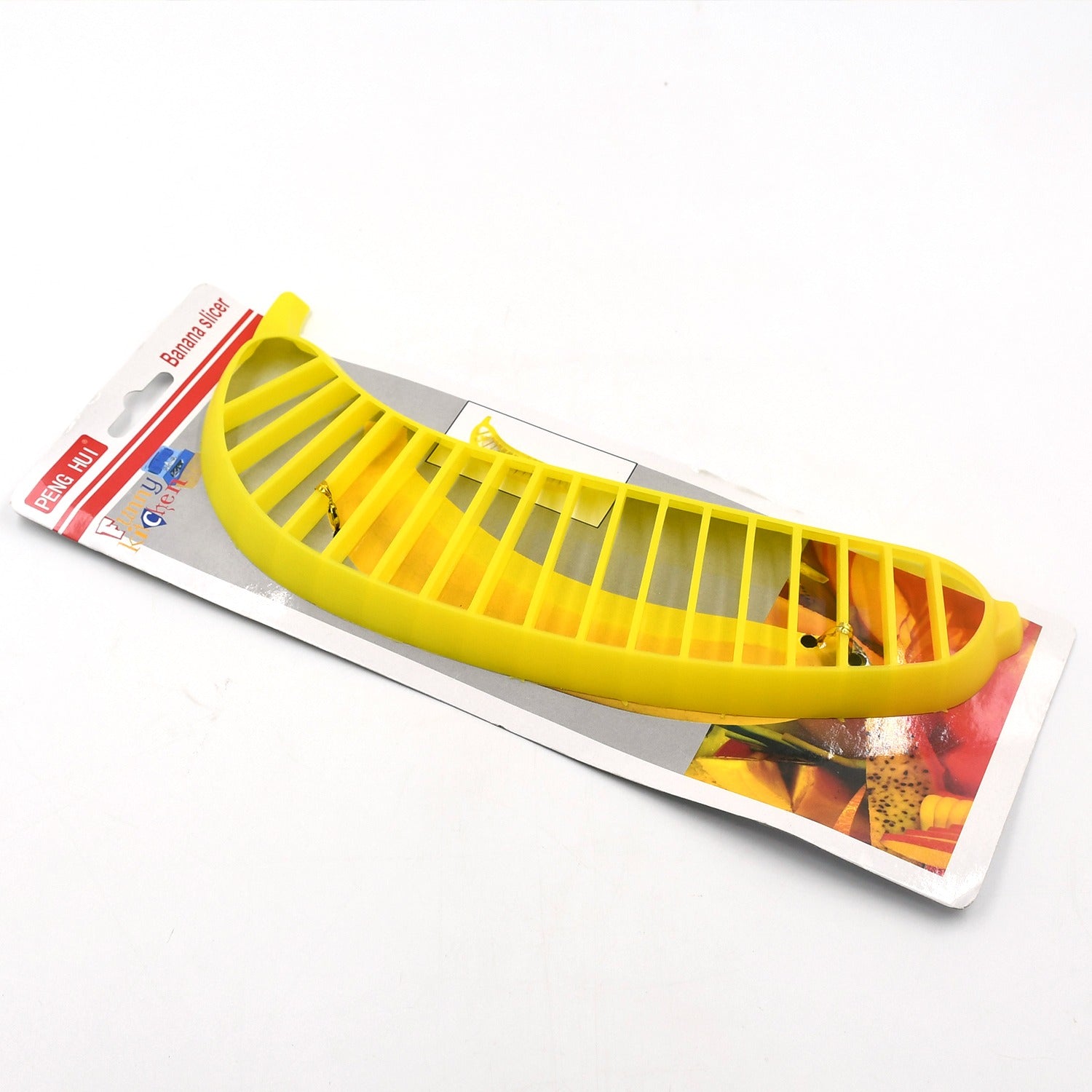 5897 Banana Slicer- Perfect for Fruit Salads Handle Plastic Banana Fruit Slicer Cutter Chopper 5897 Banana Slicer- Perfect for Fruit Salads Handle Plastic Banana Fruit Slicer Cutter Chopper